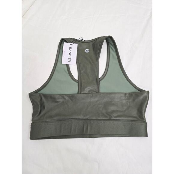 NWT All Access for Bandier Front Row Sports Bra Dark Green Size S/P - Picture 5 of 5